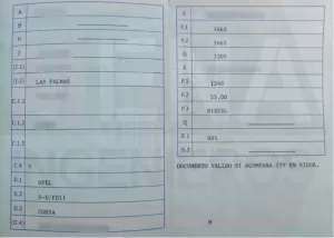 PERMISO DE CIRCULACIÓN VISTA FRONTAL