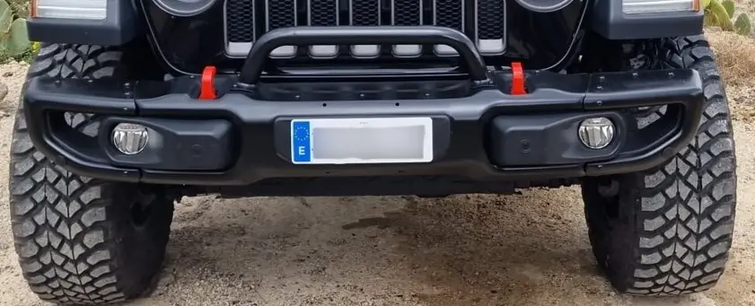 Cambio de emplazamiento de la placa de matrícula