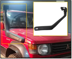 Coche con snorkel ( Homologar snorkel )