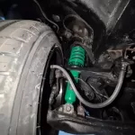 suspensión montada