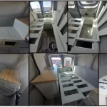 Homologar furgón vivienda con muebles y mueble cama