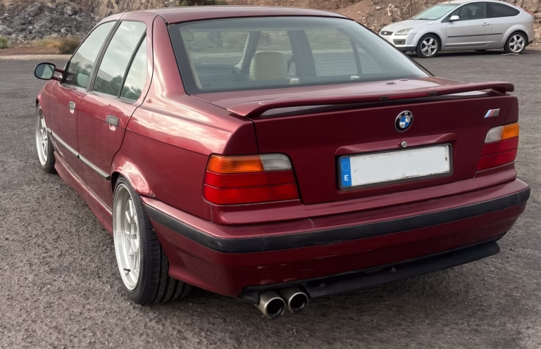 Alerón del BMW 320i en Fuerteventura