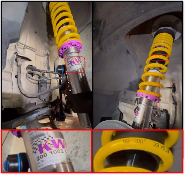 Homologar BMW Serie 3 en Tenerife: suspensión delantera