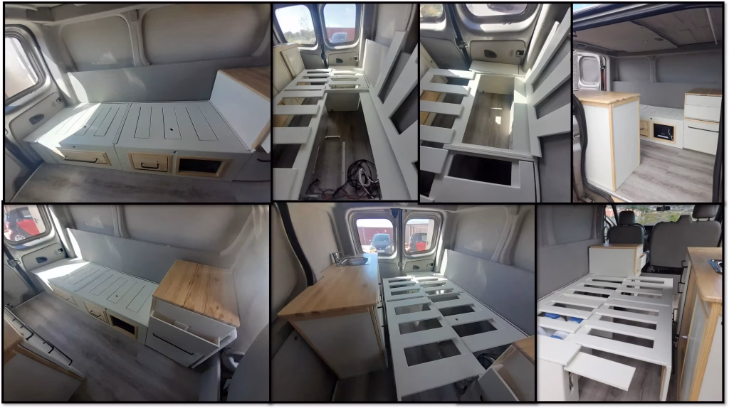 Homologar Renault Trafic en Tenerife: mobiliario interior