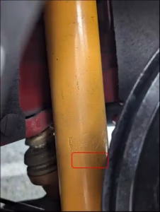 Suspensión instalada: foto necesaria para la homologación