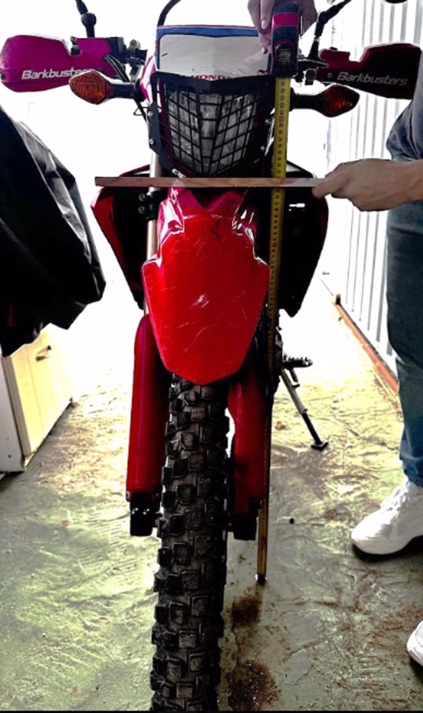 Homologar suspensión Honda CRF300L en Gran Canaria: altura