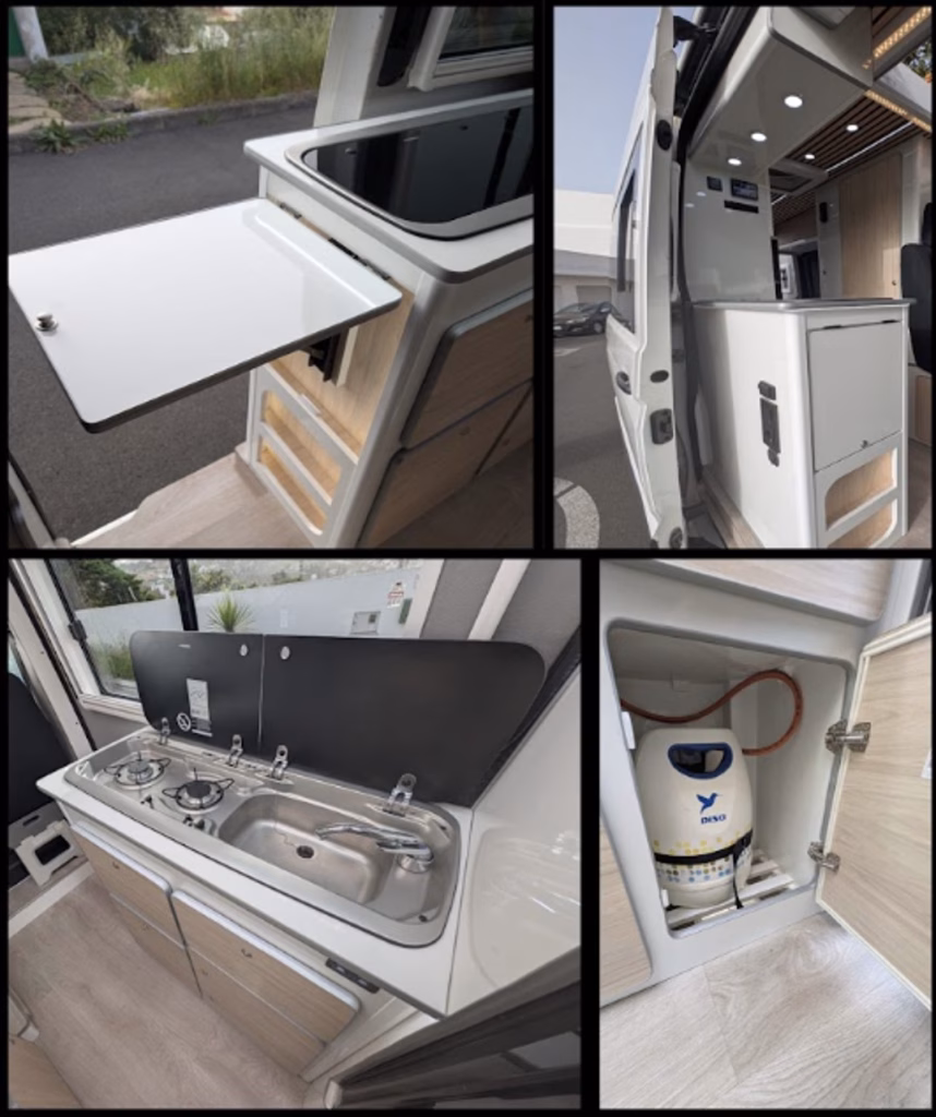 Homologar autocaravana en Gran Canaria: módulo fregadero