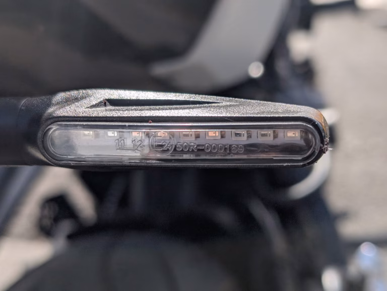 Intermitentes de la Yamaha MT-07